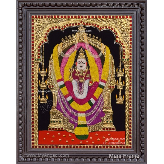 Bathirakali Amman Tanjore Painting