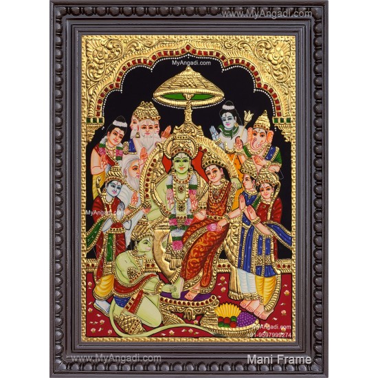 Ramar Pattabhisekam Tanjore Painting