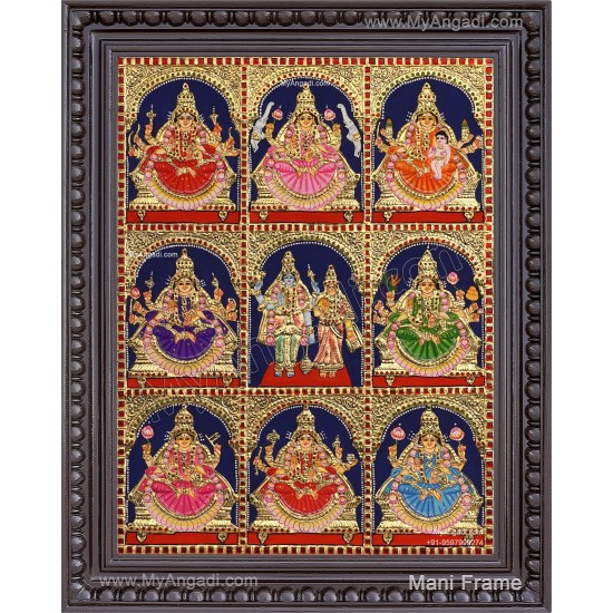 Ashta Lakshmi Tanjore Painting