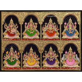 Ashtalakshmi Tanjore Painting