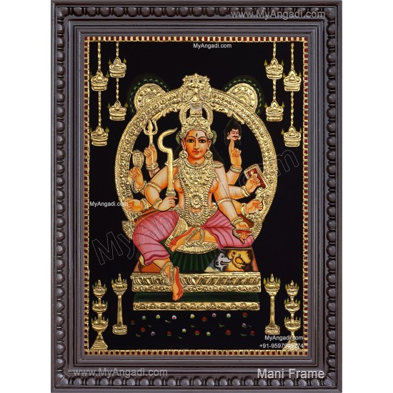 Angadipuram Bhagavathi Tanjore Painting