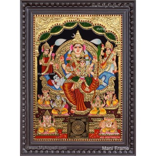 Raja Rajeshwari Tanjore Painting