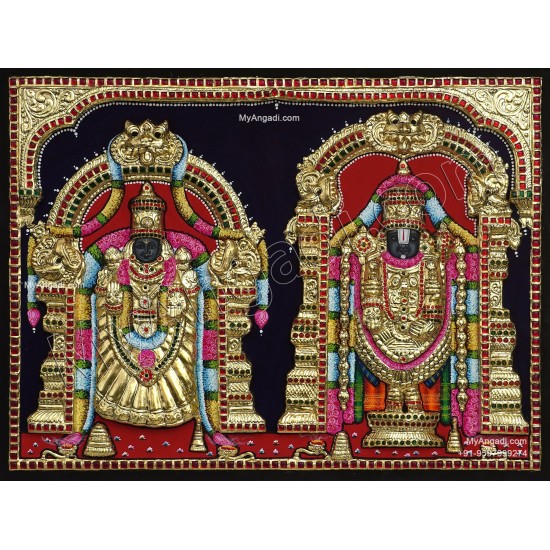 3D Balaji Thayaar Tanjore Painting