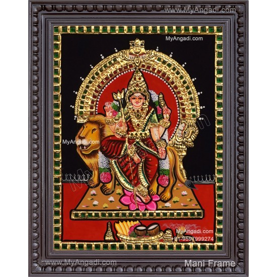 Durga Devi Tanjore Painting