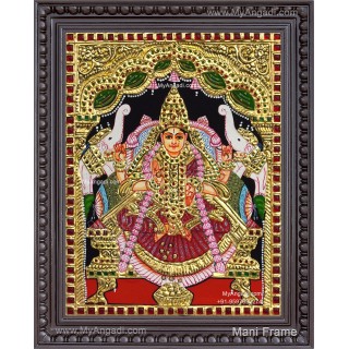 Gaja Lakshmi Tanjore Painting