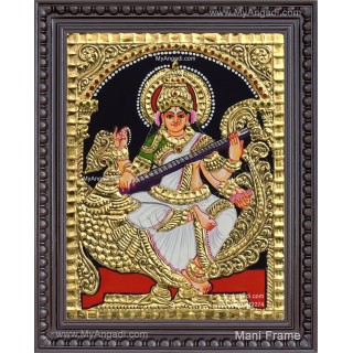 Saraswathi Tanjore Painting