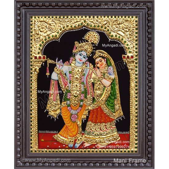 Radha Krishna Tanjore Painting