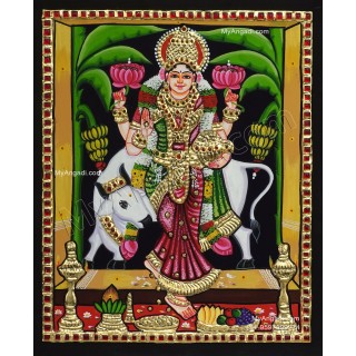Graha Lakshmi Tanjore Painting