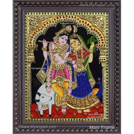 Radha Krishna Tanjore Paintings
