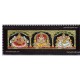3 Panel  Lakshmi Ganesha Saraswathi Tanjore Painting