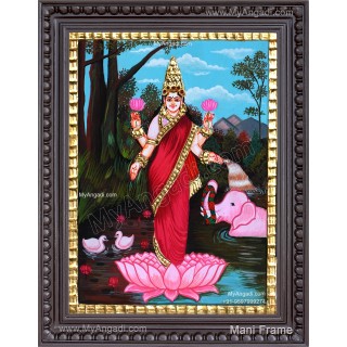 Gajalakshmi Tanjore Painting