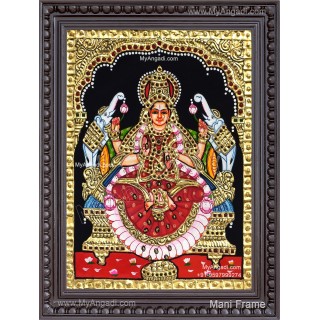 Gajalakshmi  Tanjore Painting