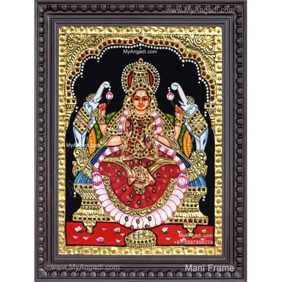 Gajalakshmi  Tanjore Painting