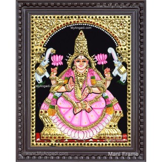 Gajalakshmi  Tanjore Painting
