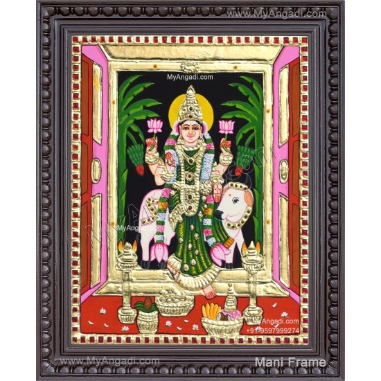 Graha Lakshmi Tanjore Painting