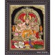 Shiva Family Tanjore Painting