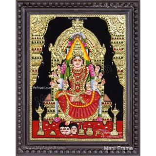 Samayapura amman Tanjore Painting Samayapura amman Tanjore Painting