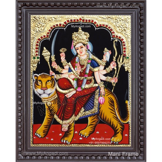 Durga Devi Tanjore Painting