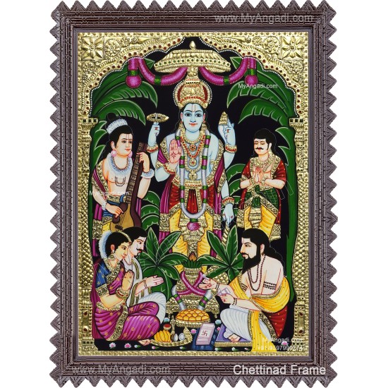 Sathya Narayana Tanjore Painting
