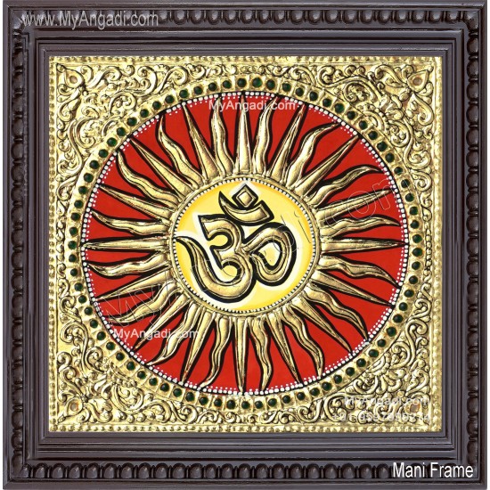 Om - Sun Tanjore Paintings