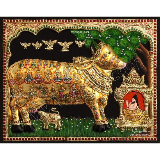 Komatha 2D Tanjore Painting Komatha 2D Tanjore Painting