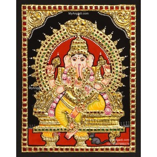 Ganesha  Tanjore Paintings