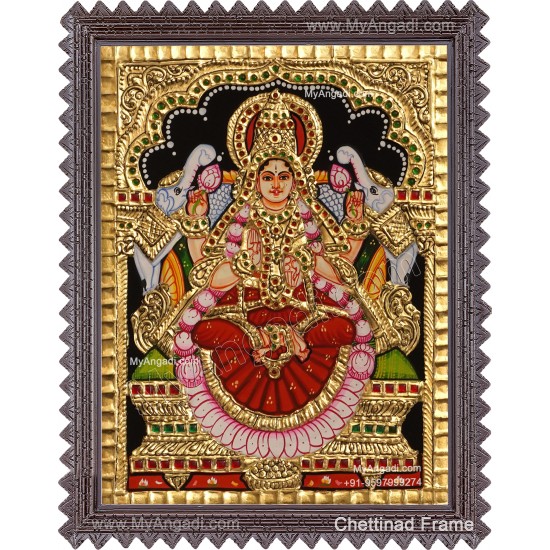 Gaja Lakshmi Tanjore Paintings