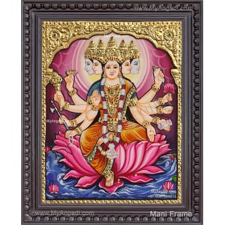Gayathri Devi Tanjore Painting