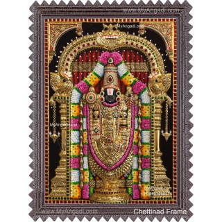 3D Balaji Tanjore Painting