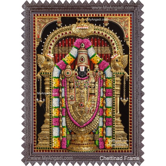 3D Balaji Tanjore Painting