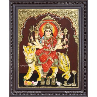Durga Devi Tanjore Painting