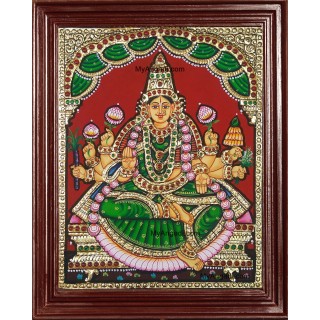 Ashta Lakshmi Tanjore Painting, AshtaLakshmi Tanjore Painting Ashta Lakshmi Tanjore Painting, AshtaLakshmi Tanjore Painting