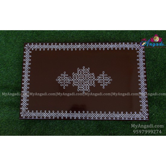 Teak Wood Manai with kolam