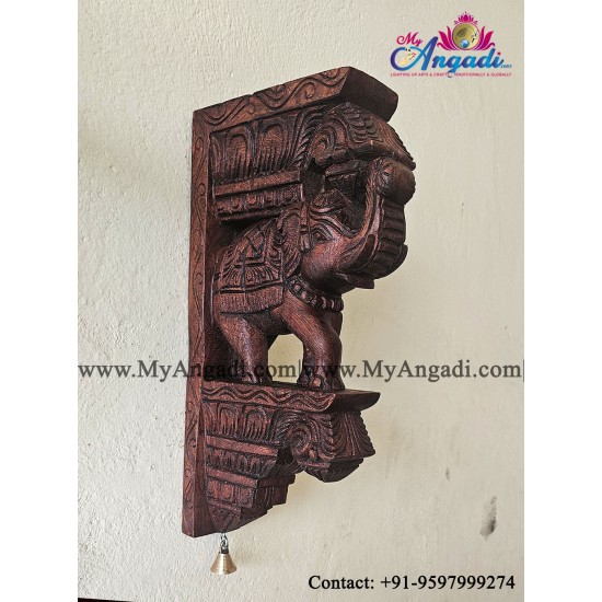 Vagai Wood Elephant Wooden Brackets