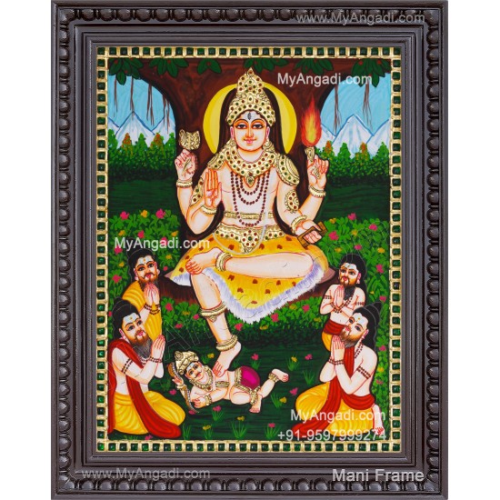 Dakshinamurthi Tanjore Painting