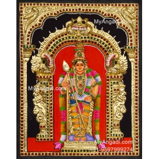 Murugan 3d Tanjore Painting