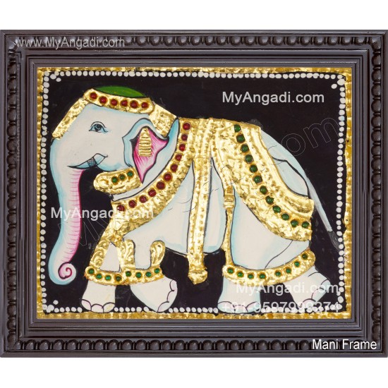 Elephant Tanjore Painting