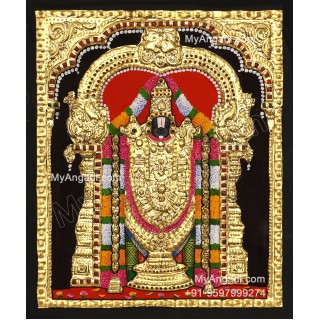 5 Set Ganesha Murugan Balaji Lakshmi Saraswathi Tanjore painting