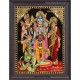Ram Darbar - Ram with Sita, Hanuman, Lakshmanan  Tanjore Painting