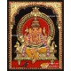Ganesha 3d Embossed Tanjore Painting