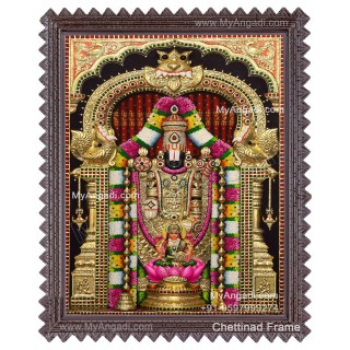 3d Balaji Lakshmi Tanjore Painting