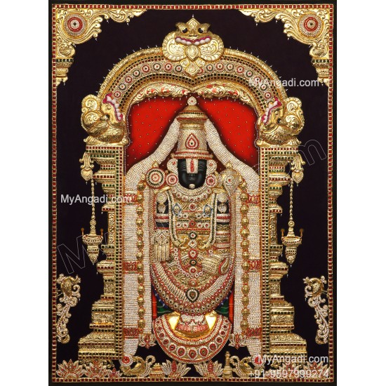 3D Balaji Tanjore Painting