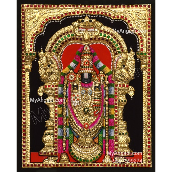 Balaji 3d Tanjore Painting