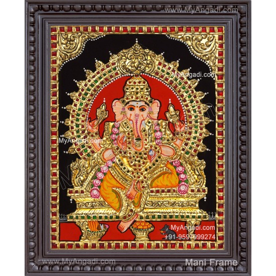 Ganesha Tanjore Painting