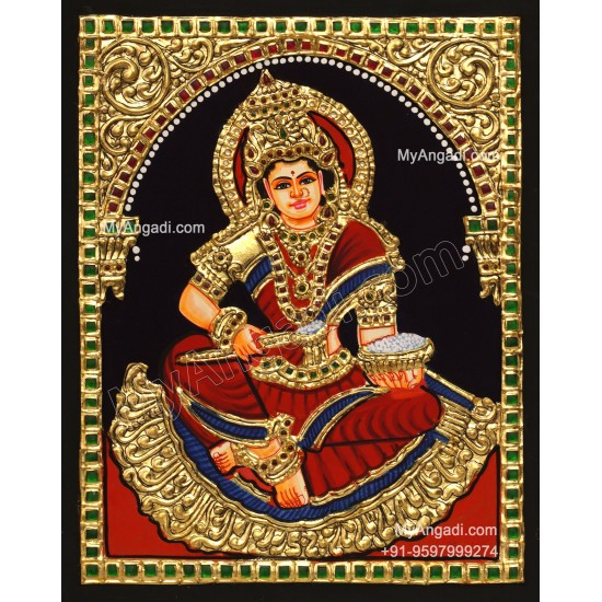 Annapoorani tanjore painting