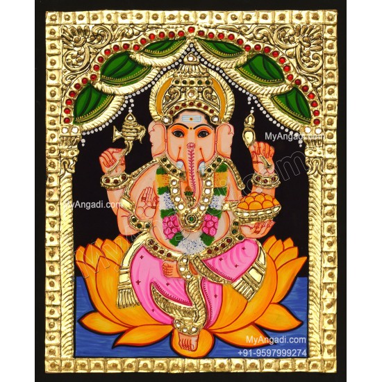  Vinayagar Tanjore Paintings