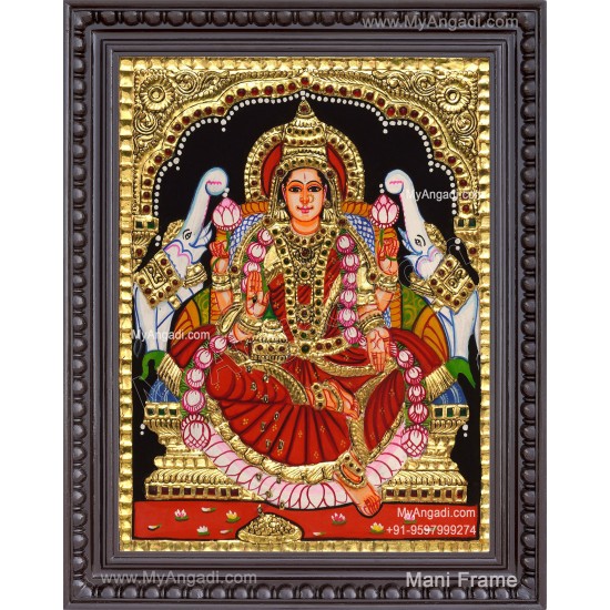 Gajalakshmi Tanjore Painting