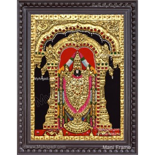 Venkateshwara  Swamy Tanjore Painting