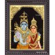 Shiva and Parvathi Devi Tanjore Paintings