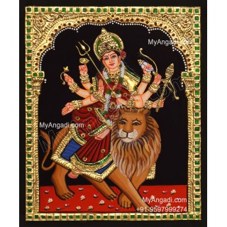 Durga Devi Tanjore Painting